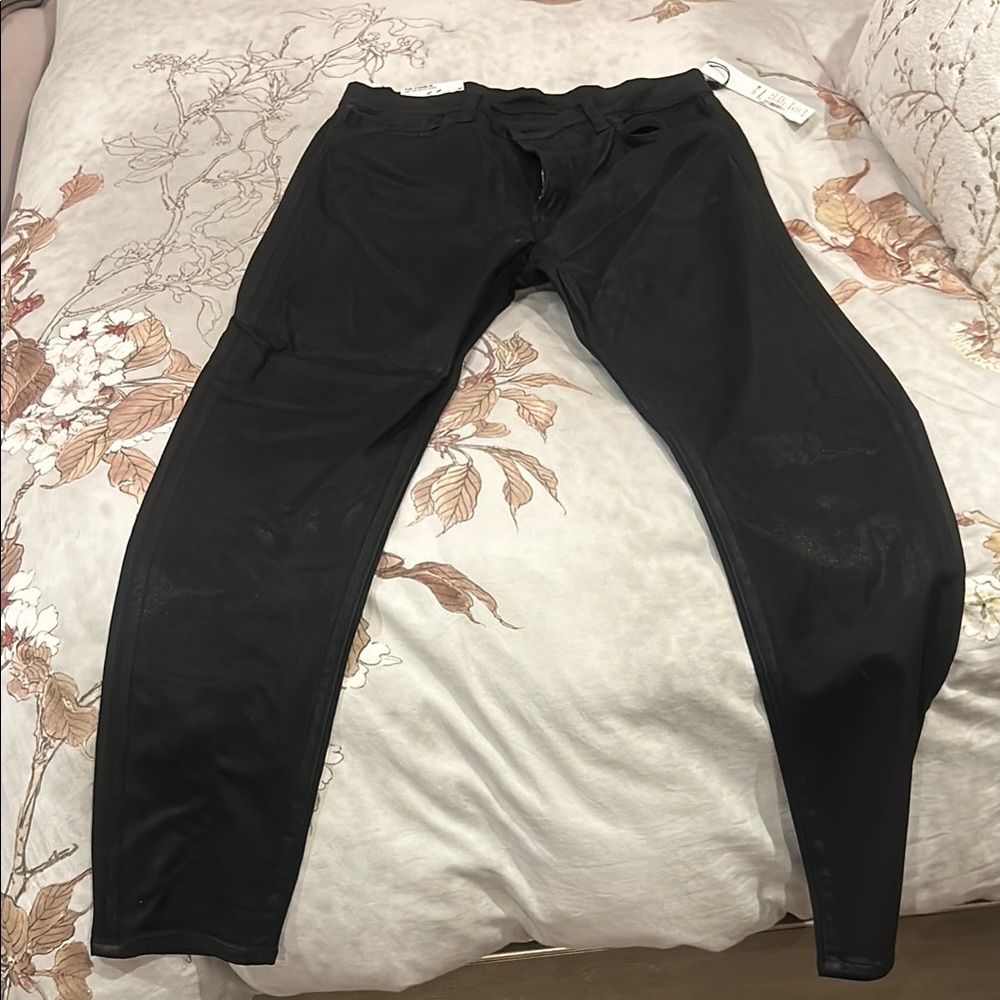 Joe’s Coated Black Jeans